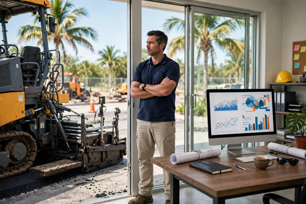 SEO vs Google Ads for paving companies