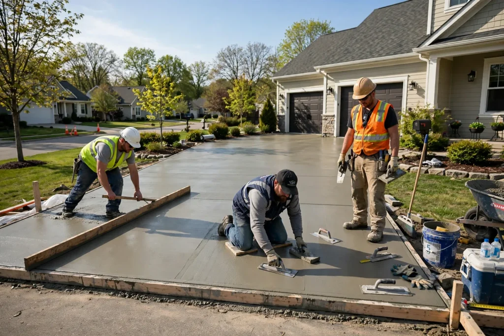 website design for concrete contractors